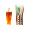 100pcs Straws Tapioca Straws 25*1.1cm Disposable Straws Plastic Straws Milk