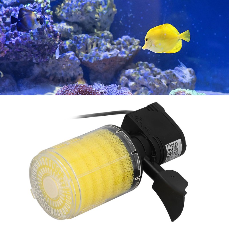 Filtro Sumergible para Acuario, Filtro Interno Reutilizable para Pecera para