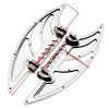 Happy- Motor Motorcycle Blade Rear Pedal Floorboard Heel Toe Shift