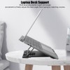 Portable Aluminum Alloy Laptop Stand Adjustable Folding Holder Multifunction Riser
