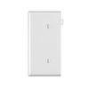 Leviton 1-Gang No Device Blank Wallplate, Sectional, Thermoplastic Nylon, Strap