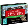Crown Prince SMOKED OYSTERS IN OLIVE OIL, FANCY WHOLE, CROWN