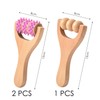3-Piece Wooden Massager, Roller Massager, Portable Massager, Manual Massager, Multifunctional