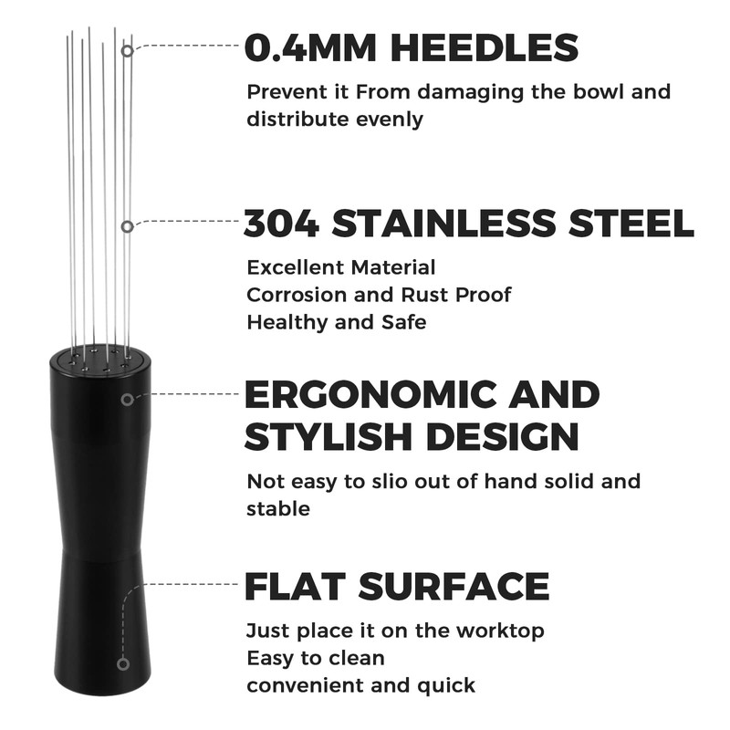 Yetaha Espresso Coffee Stirrer, WDT Tool Upgraded Coffee Powder Stirrer,
