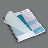 Binditek 50 Pack 20 Mil Frosted Polycover, Semi-Transparent Binding Covers,