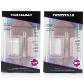2 Pack- Tweezerman Complexion Prep To Go Set Skincare, 3pcs