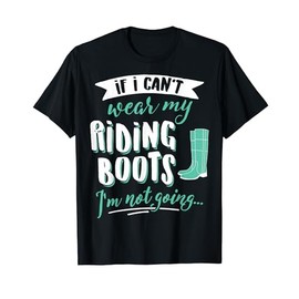 Horseback Riding T-Shirt for Women & Girls - My Riding Boots