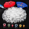 500 PCS Tattoo Ink Caps with 2 PCS Ink Cap