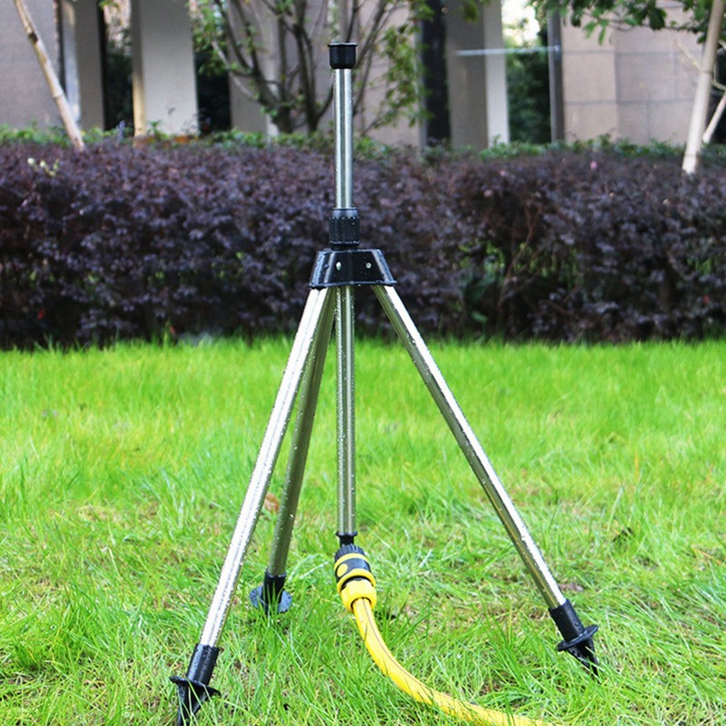 360‑Degree Rotating Sprinkler Automatic Watering Sprinkler with Tripod for Garden