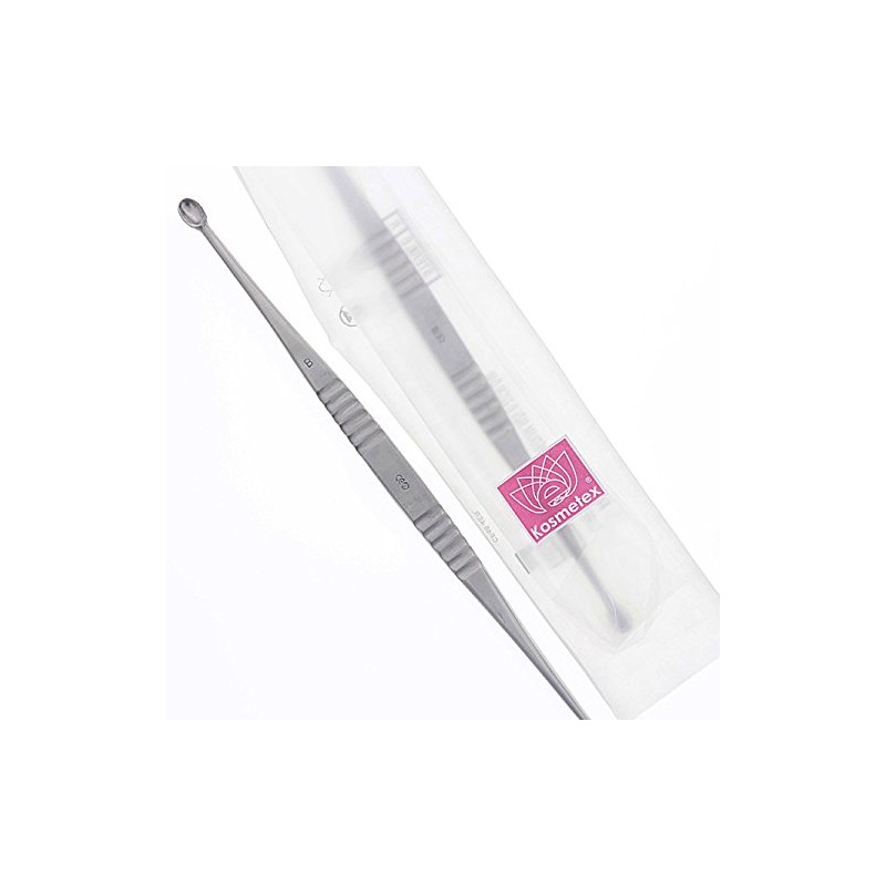 Large Sharp Spoon, Kosmetex Double Spoon According to Volkmann, Sterile