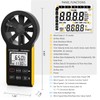 GOYERRNES Handheld Anemometer CFM Meter, Rechargeable Digital Air Flow Wind