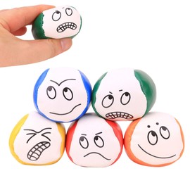 I'm so happy Beanbag Juggling Ball Street Performing Tools Entertaining Beginners Cute Bean Bags Colorful Set of 5