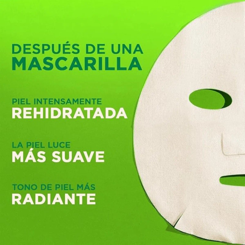 Set 3 Pz Mascarilla Garnier Skin Active Efecto Detox Kale
