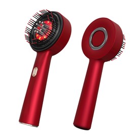 Scalp Massage Brush Electric Head Massager with Red Light Serum Liquid Cabin Hair Oil Applicator IPX7 Waterproof Handy Head Massage for Relaxation