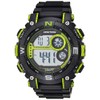 Armitron Sport Men's 40/8284LGN Lime Green Accented Digital Chronograph Black