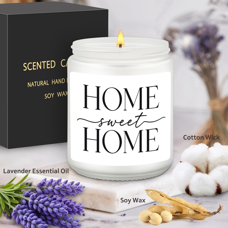 Home Sweet Home Scented Candle, Inspirational Home Décor