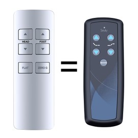 TCNOUMT New Adjustable Bed Remote Control Compatible with Sealy EASE JLDK.18.01.29 Remote Control for RF358C Tempurpedic
