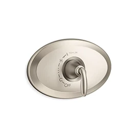Kohler K-TS21946-BN Remodel Rite-Temp Valve Trim, Vibrant Brushed Nickel