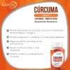 NATGEL - Cúrcuma | 140 Cápsulas de 1.3g | Enriquecida