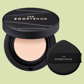 Anjumain Sooryehan The Black Tension Fit Mesh Cushion Foundation 13g, No. 21, 1 piece / 수려한 더 블랙 텐션핏 메쉬 쿠션 파운데이션 13g, 21호, 1개