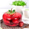Cabilock 2pcs Primitive Fall Decor Crystal Fruit Ornament Home Fruit