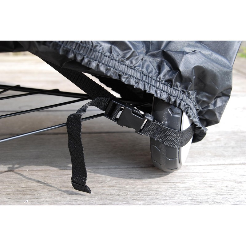 Speedwellstar Round Waterproof BBQ Cover Kettle Elasticated Hem Barbecue Heavy
