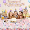 XJLANTTE 4 PCS Butterfly Birthday Tablecloth Decor Butterfly Plastic Table