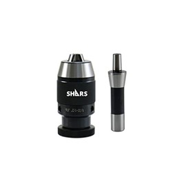 Shars 1/32-1/2" Heavy Duty Keyless Drill Chuck & R8 JT6 Drill Chuck Arbor 202-5015+1337 P[