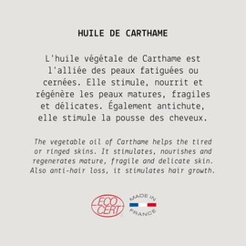 Organic Safflower Virgin Oil - MY COSMETIK - 100 ml