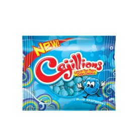 Cajillions Hard Candy, Strawberry or Blueberry, 0.28 oz packet - Blue Raspberry