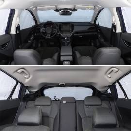 Unbranded All Window Sun Shades set Interior Protection Fits Subaru Crosstrek 2023-2025