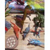 Oriate Dinosaur Toy Figurines with Cards and Play Mat