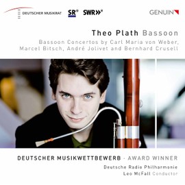 Theo Plath, Bassoon: Bassoon Concertos by Carl Maria von Weber, Marcel Bitsch, André Jolivet and Bernhard Crusell