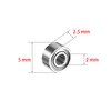 BOROLA 5-Piece Bearings, Mini Bearings, Ball Bearings, With Both Seals,