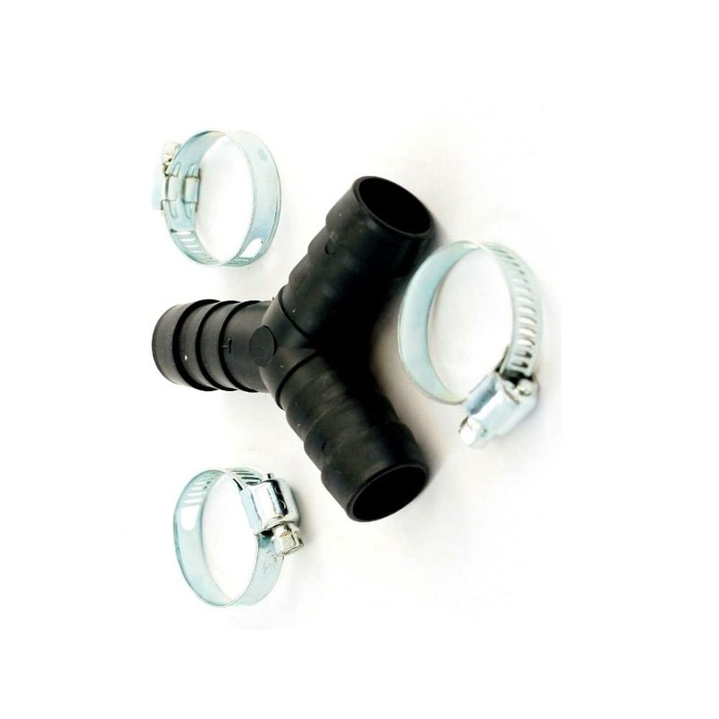 UTP Washing Machine Dishwasher Drain Hose Y Piece Joiner Connector