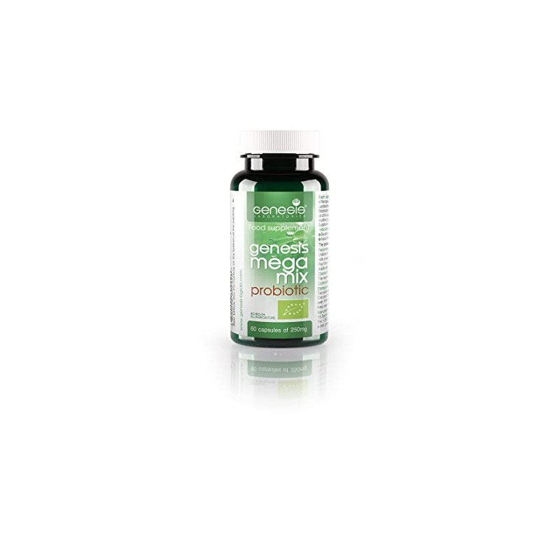 Bio Probiotic Supplement 60 Capsules with Bifidobacterium and Lactobacillus spp.