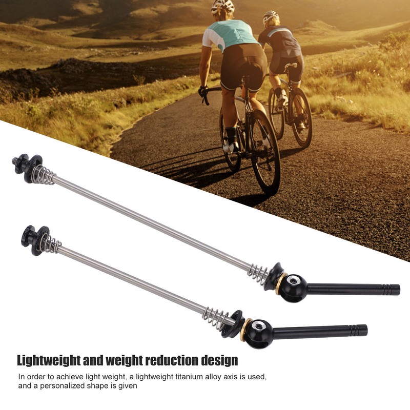 1 Pair/Set Bicycle Quick Release Skewer Lightweight Weight Reduction Bike