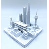 Seoul 3D City Famous Building Model Statue Souvenir Decoration for