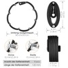 CHIMONA Bicycle Lock Folding Lock with Holder, Combination Lock Bicycle