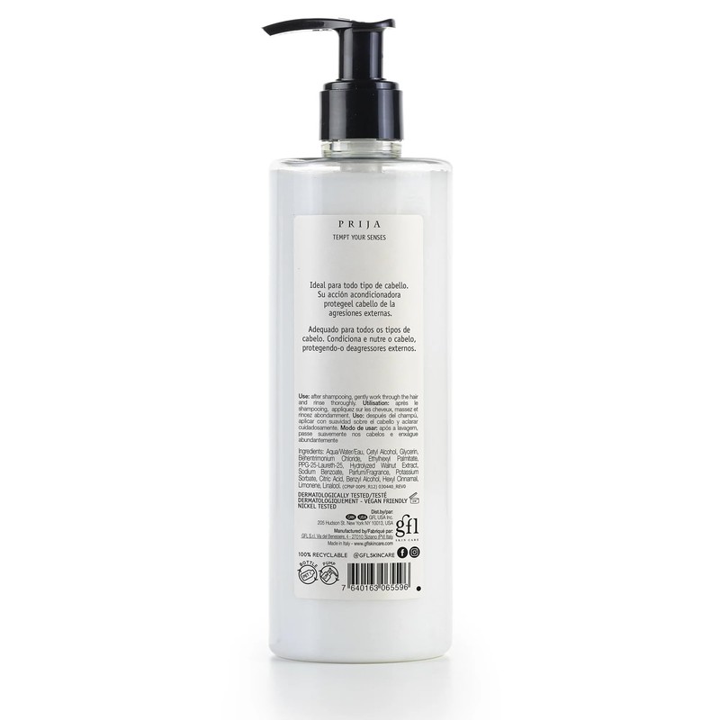 Prija Vegan Conditioner 380 ml with Green Walnut Extract, Creamy