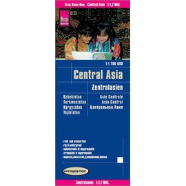 Central Asia 2016 : Rip & Waterproof Map by Reise Know-How (English, Spanish, French, German and Russian Edition)