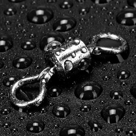 Siasky Siasky Fishing Swivels, 200pcs Barrel Swivels Fishing Stainless Steel Swivel Fishing for Saltwater Freshwater Fishing