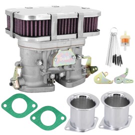 Dokili Carburetor Assembly Replacement for 40 IDF 40mm Weber BUG Beetle VW Fiat Pro.sche Solex Dellorto With Air Horn & Air Filter