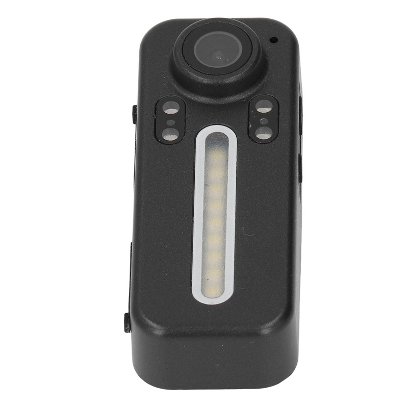 Portable Video Recorder 1080P LED Fill Light Back Clip Night