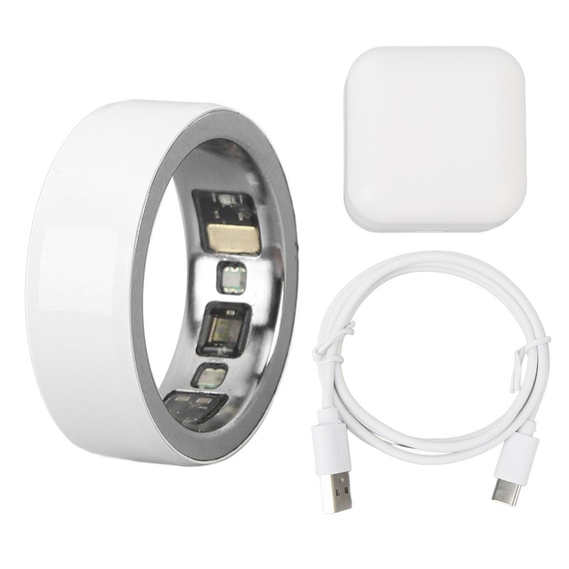 Health Tracker Smart Ring Bluetooth IPX8 Waterproof Rechargeable Smart Health