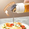 Automatic Opening & Closing Oil Bottle, Glass Oil Dispenser with