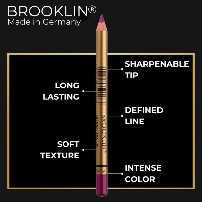 IMPALA | Brooklin Waterproof Lipliner Color Fuchsia Mate 228 |