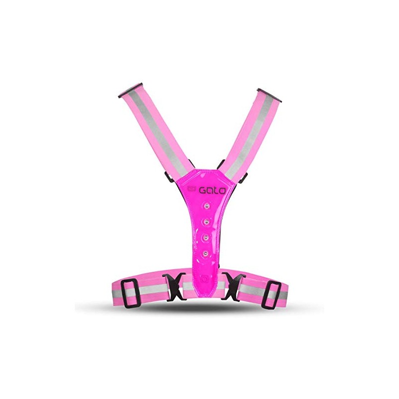 gato Led Safer Sport vest pink