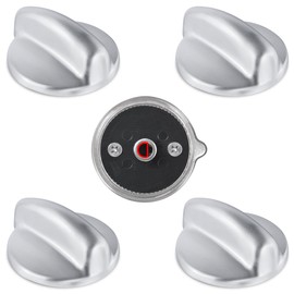 Upgrade WB03K10303 WB03K10208 Stove Knobs Replacements, Only Compatible with General Electric GE Gas Range/Oven/Stove Knobs (5 Pieces)