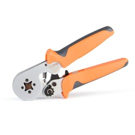 iCrimp Square Self-Adjustable Crimping Tools for AWG23-10 Bootlace End-Sleeves Ferrule, Ratcheting Wire Crimping Plier